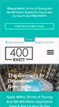 Mobile Screenshot of 400rhett.com